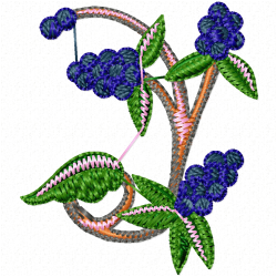 Flowers And Tree Embroidery Design 5 Flowers And Tree Embroidery Design 5